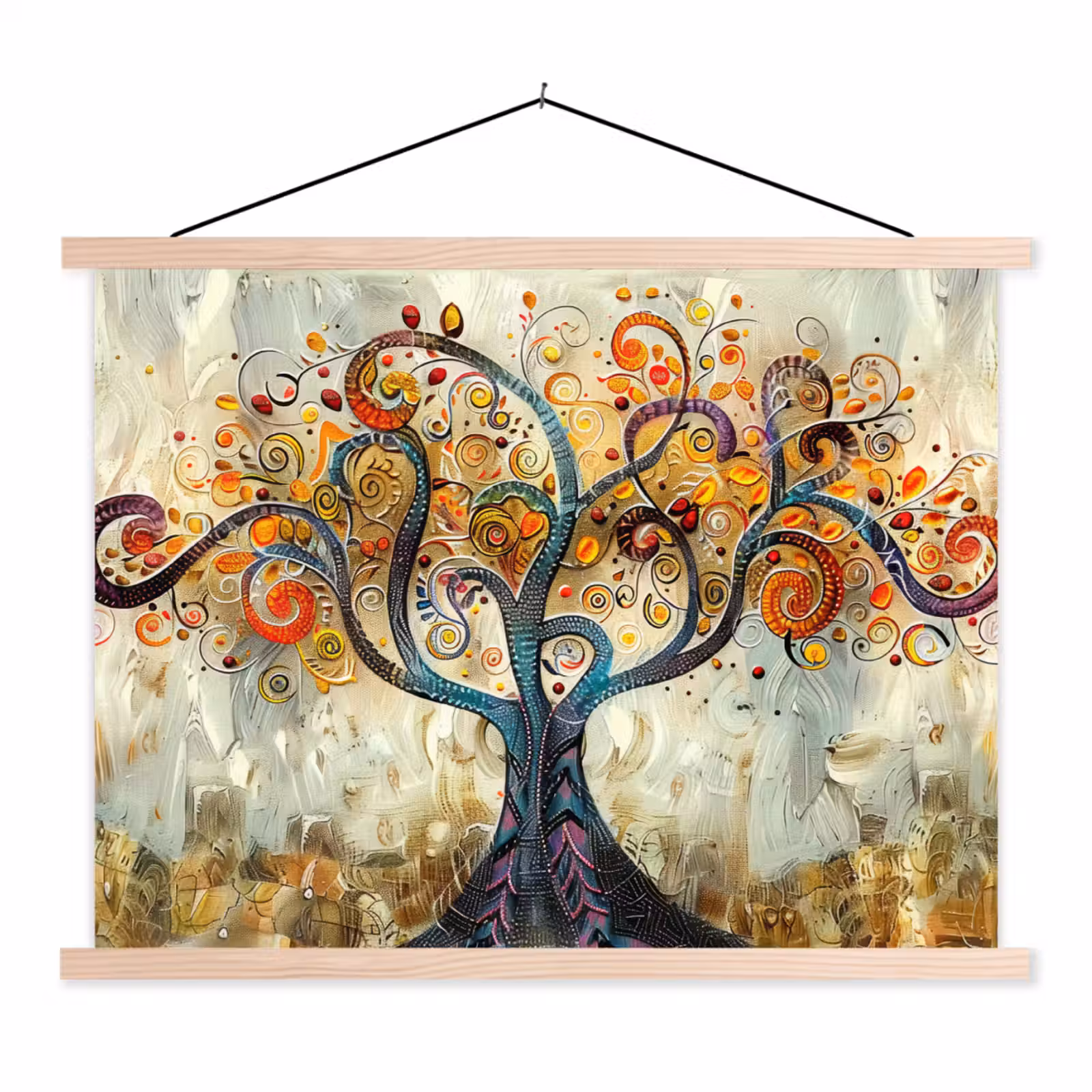 Schoolplaat - Kunst - Levensboom - Botanisch - Abstract — 1
