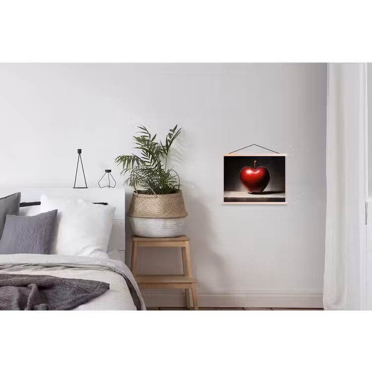 Schoolplaat - Apple - Hart - Rood — 2