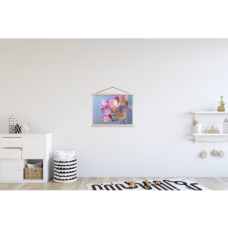 Schoolplaat - Bloemen - Paars - Overloop - Meeldraden — 3