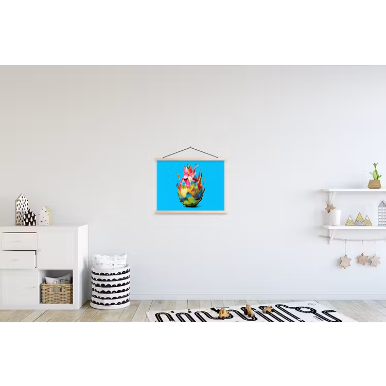 Schoolplaat - Drakenfruit - Blauw - Levendig — 3
