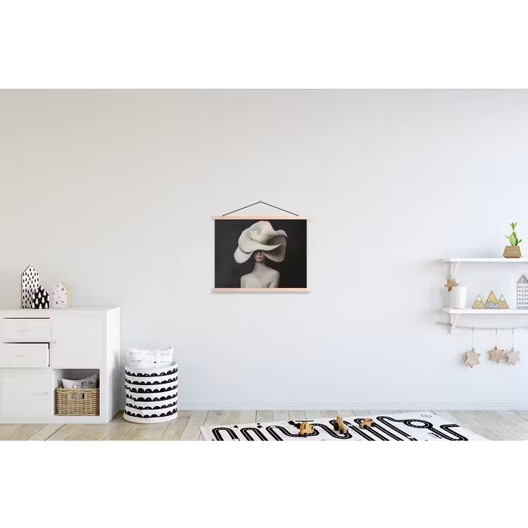 Schoolplaat - Modern - Vrouw - Hoed — 3