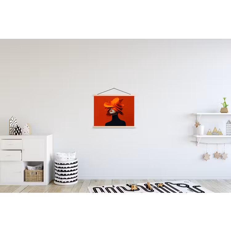 Schoolplaat - Oranje - Hoed - Vrouw — 3