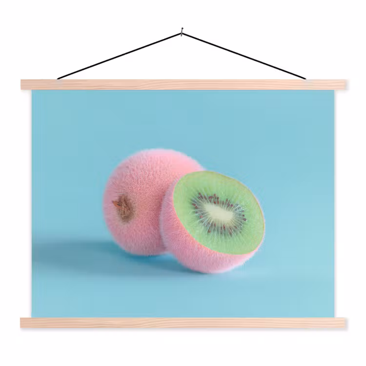 Schoolplaat - Kiwi - Blauw - Surrealistisch — 1