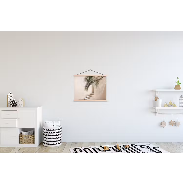 Schoolplaat - Palmboom - Schaduw - Trap - Beige — 3