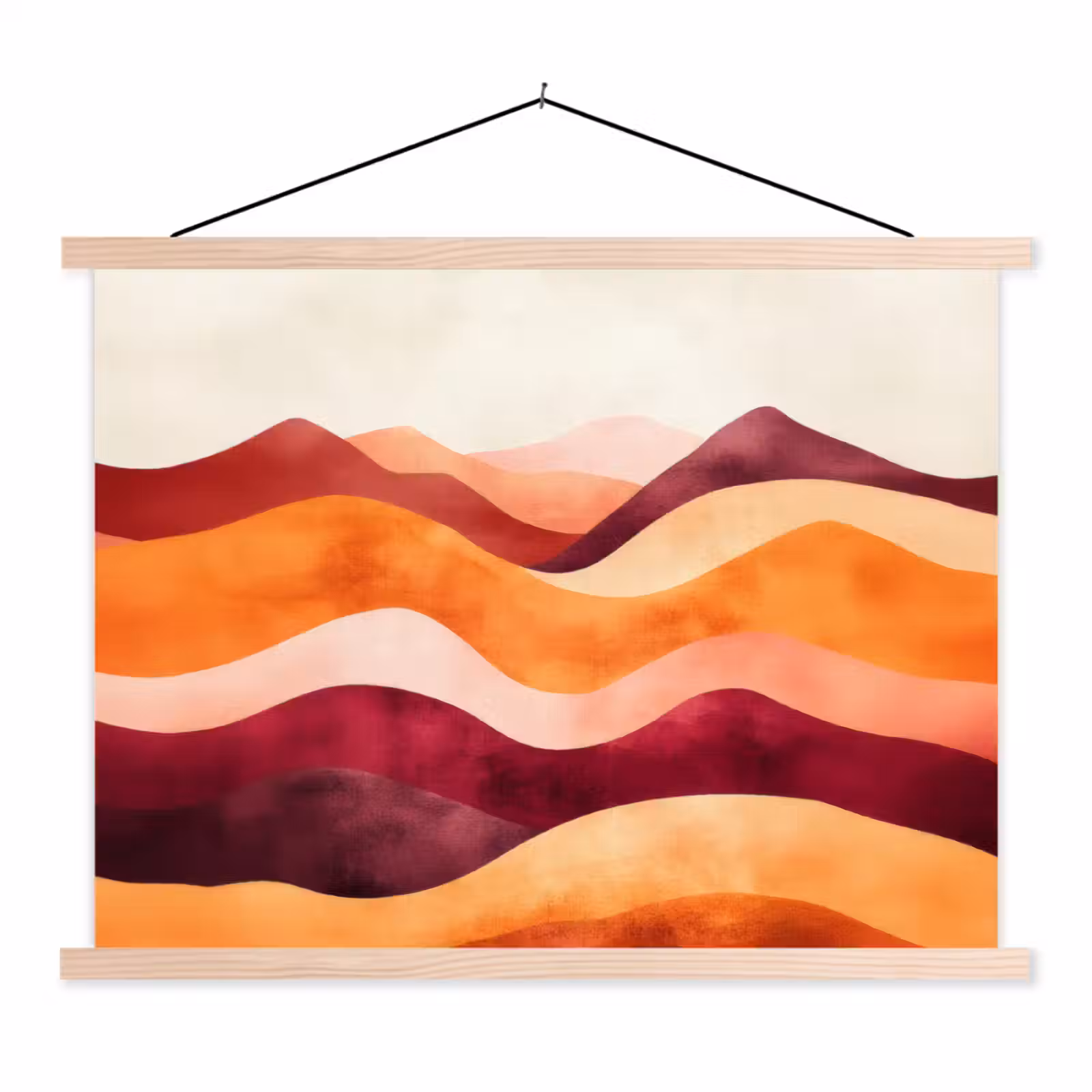 Schoolplaat - Abstract - Landschap - Golven — 1