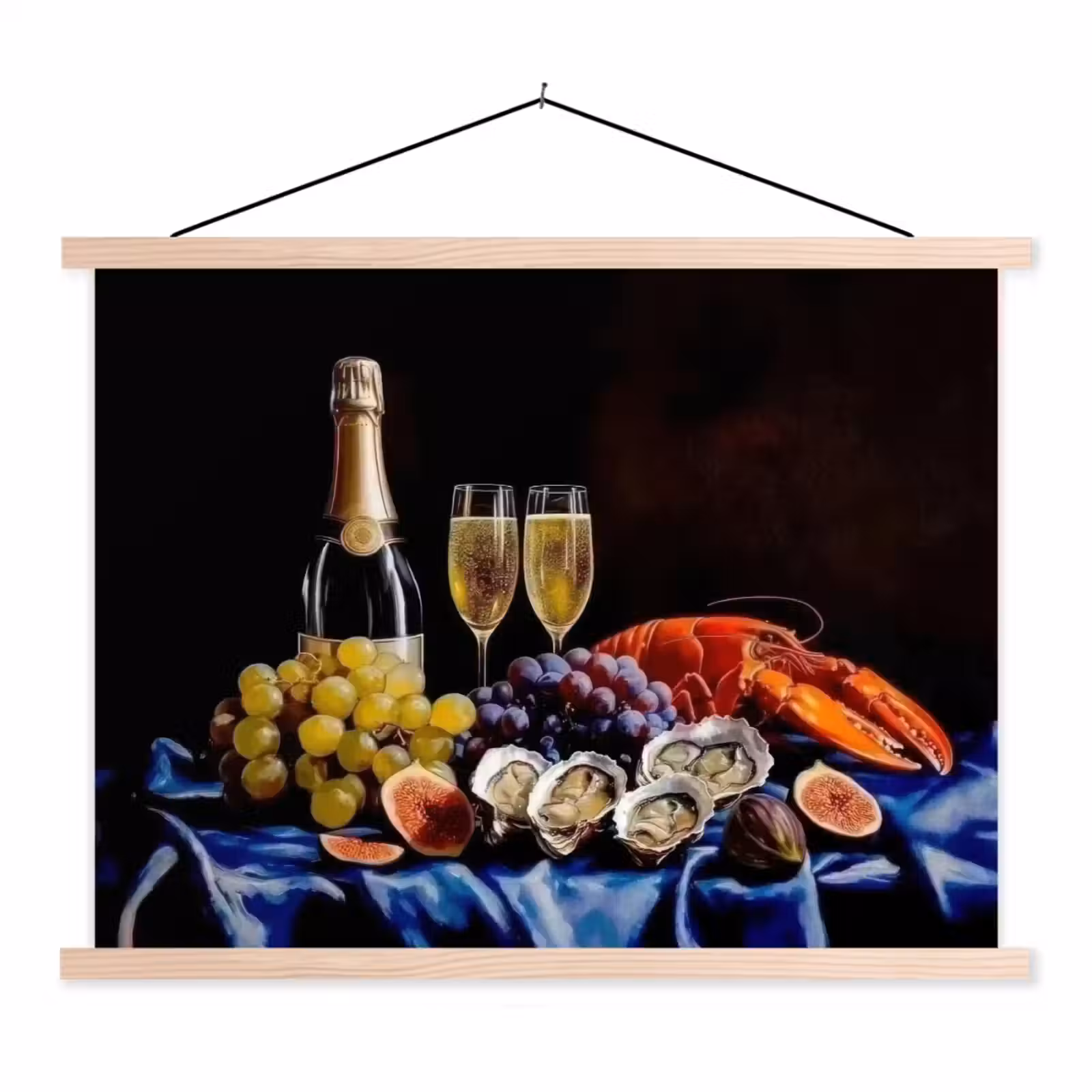Schoolplaat - Champagne - Luxe - Oesters — 1