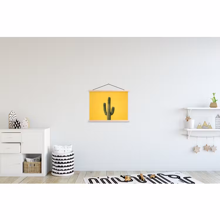Schoolplaat - Cactus - Groen - Minimalistisch — 3