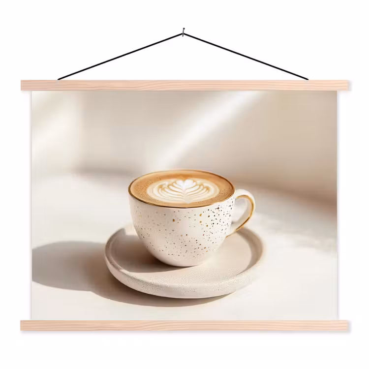 Schoolplaat - Cappuccino - Schuim - Schotel - Beige — 1