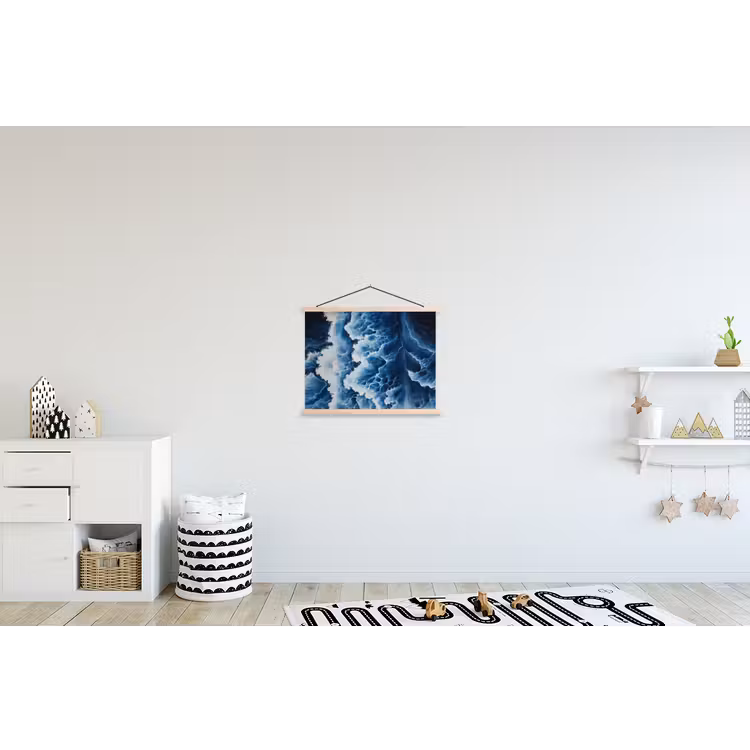Schoolplaat - Golven - Blauw - Schuim — 3