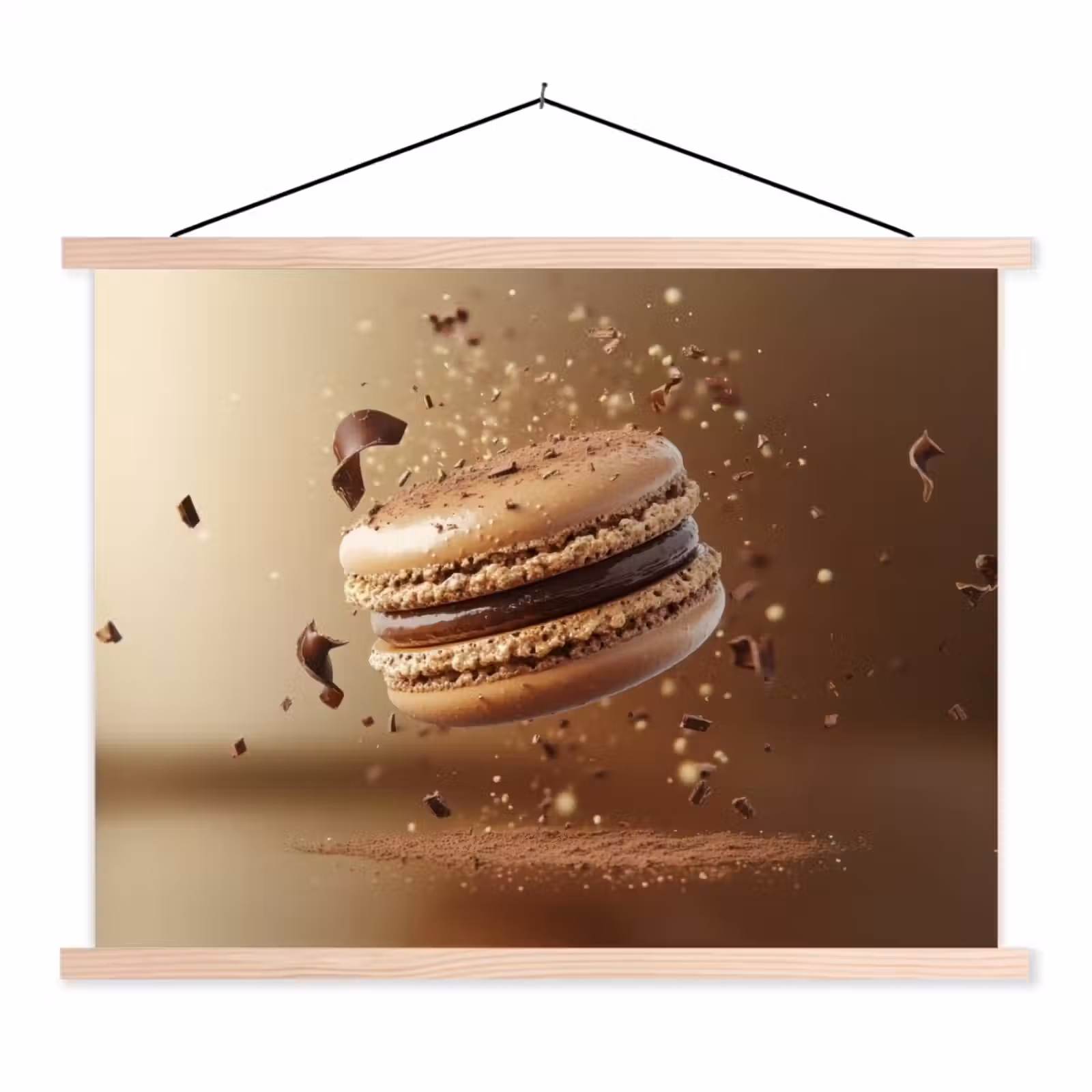 Schoolplaat - Chocolade - Macarons - Eten - Snoep — 1