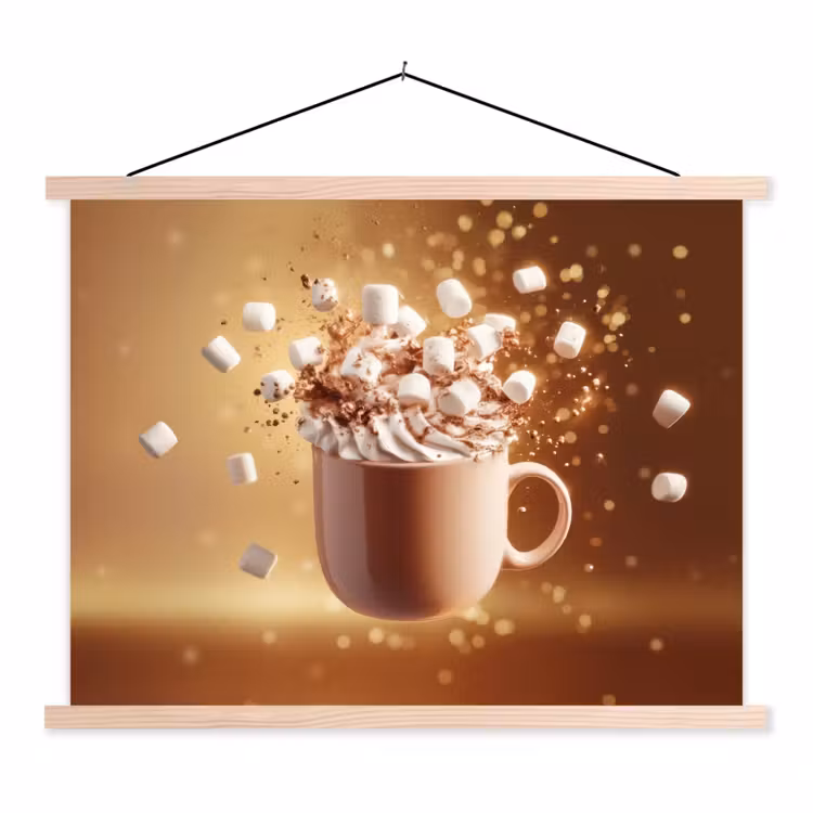 Schoolplaat - Chocomelk - Drinken - Warm - Bruin — 1
