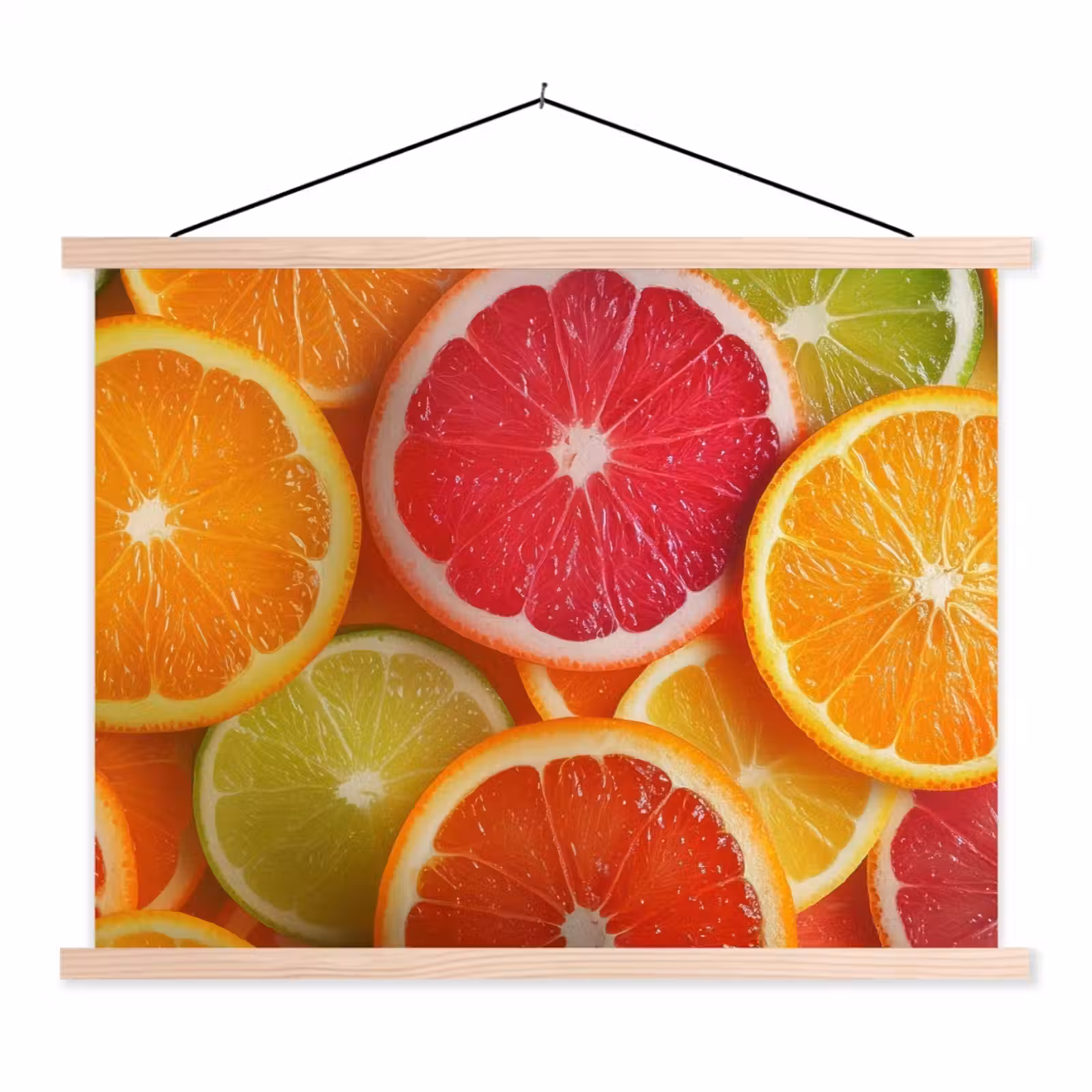 Schoolplaat - Fruit - Kleurrijk - Close up — 1