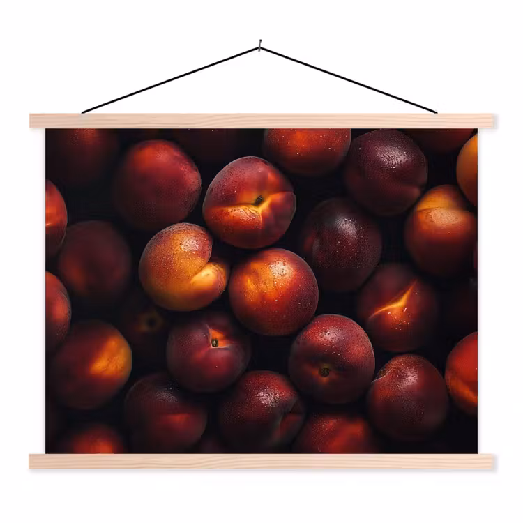 Schoolplaat - Fruit - Close up - Nectarines — 1