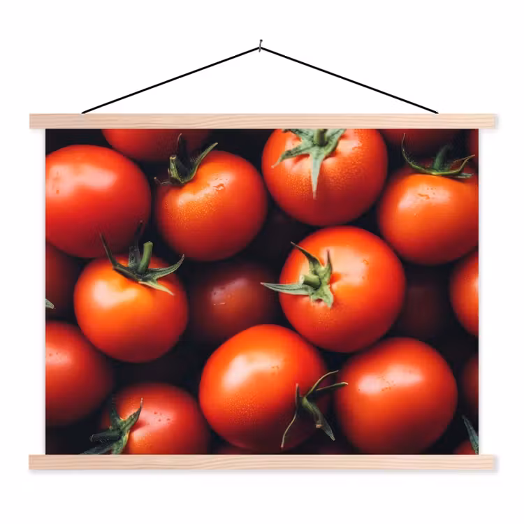 Schoolplaat - Groente - Rood - Tomaten — 1