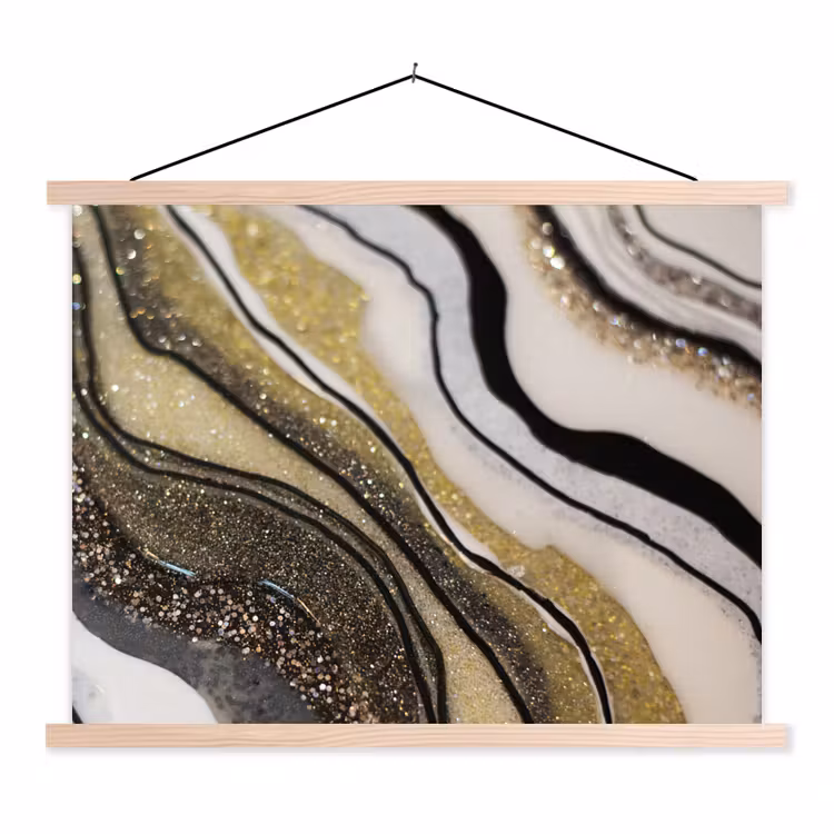 Schoolplaat - Edelsteen - Abstract - Marmer - Natuur — 1