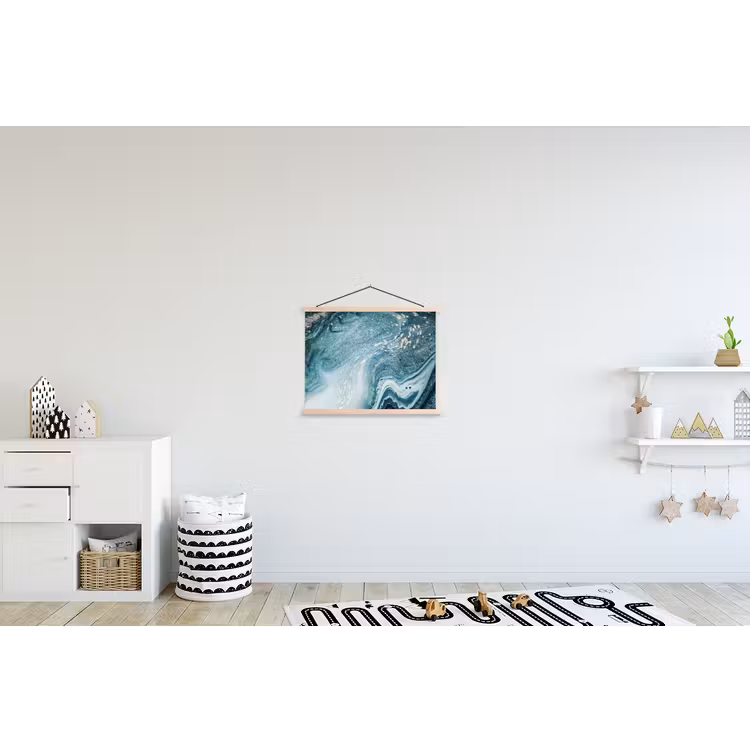 Schoolplaat - Edelstenen - Blauw - Natuur - Marmer - Abstract — 3