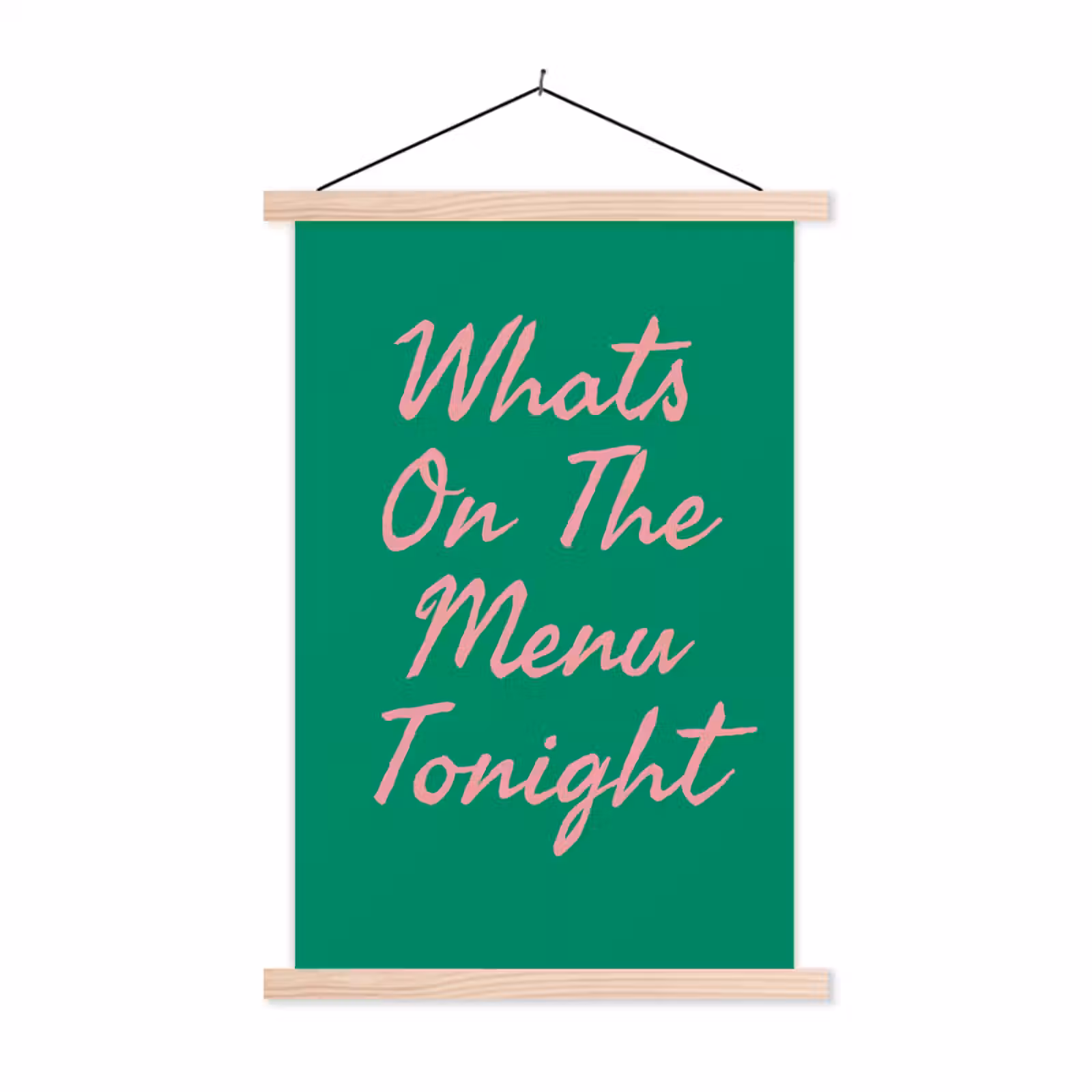 Schoolplaat - Menu - Quote - Roze — 1