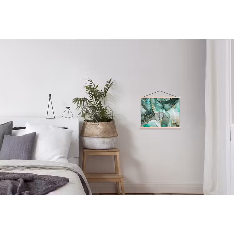 Schoolplaat - Goud - Marmer - Groen - Luxe - Marmerlook - Grijs — 2