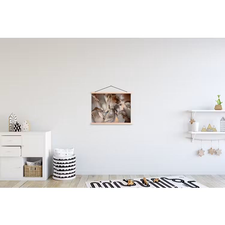 Schoolplaat - Grijs - Goud - Marmer - Marmerlook — 3