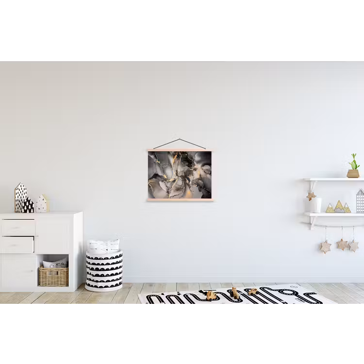 Schoolplaat - Grijs - Luxe - Goud - Marmer — 3
