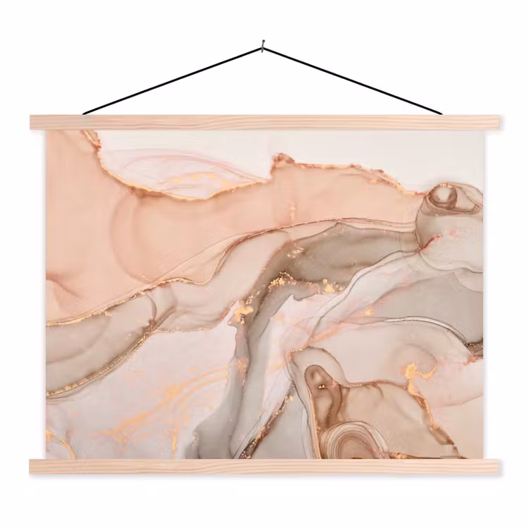 Schoolplaat - Marmer - Roze - Rosé — 1