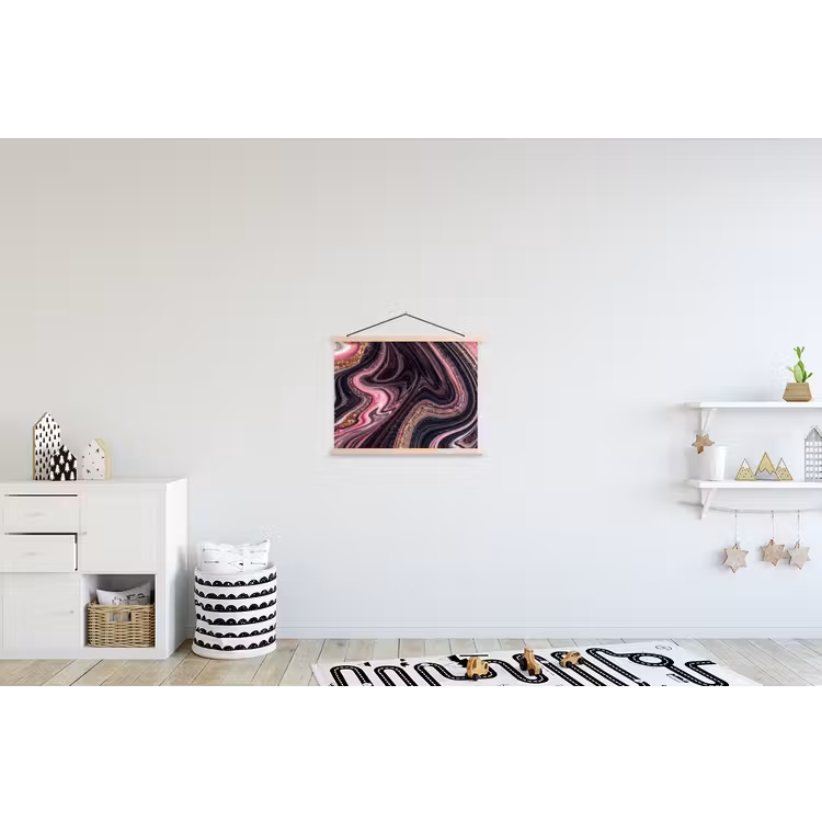 Schoolplaat - Marmerlook - Roze - Paars - Goud - Luxe - Marmer — 3