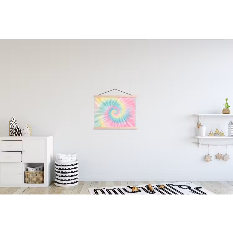 Schoolplaat - Pasteltinten - Tie dye - Roze — 3