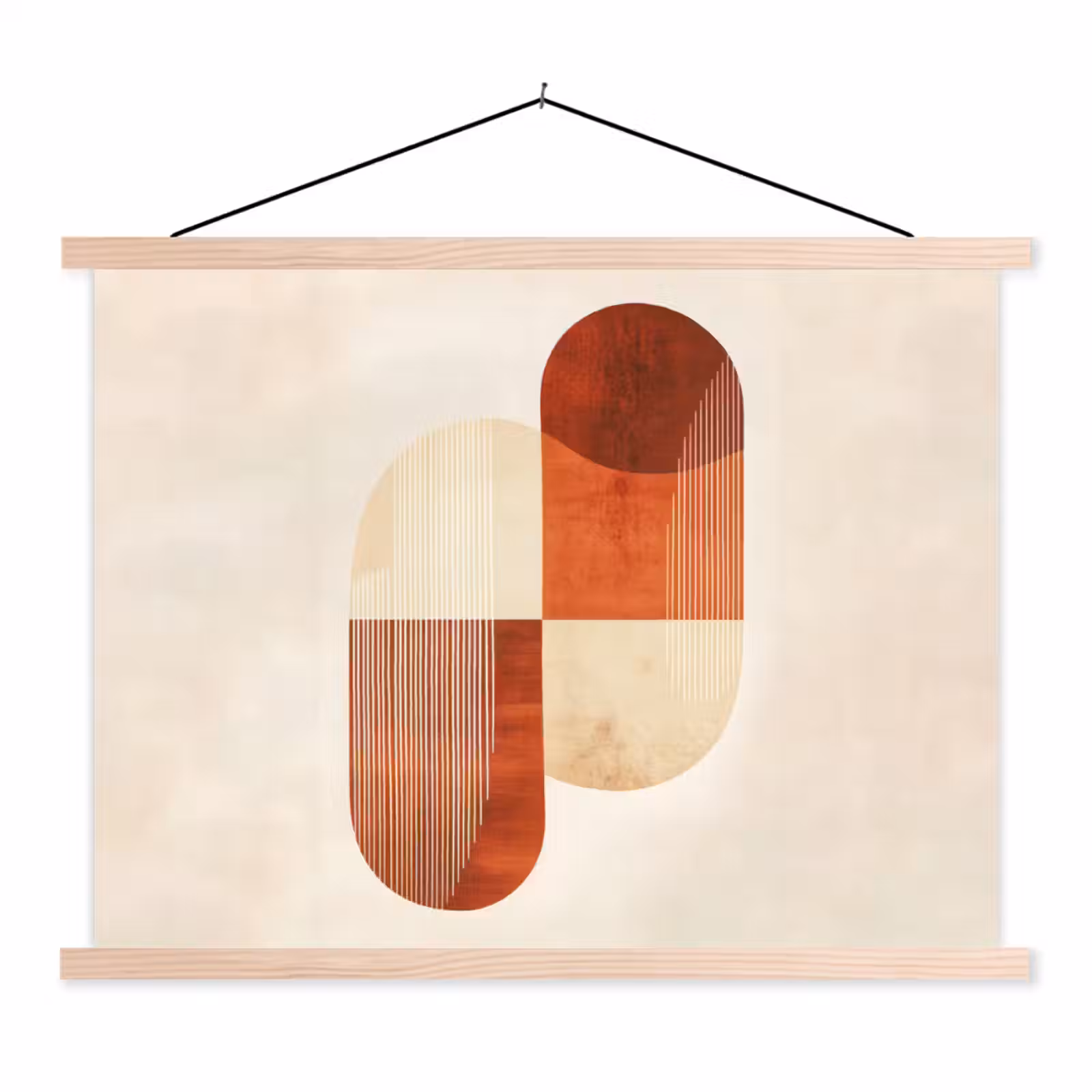Schoolplaat - Bogen - Beige - Vormen — 1
