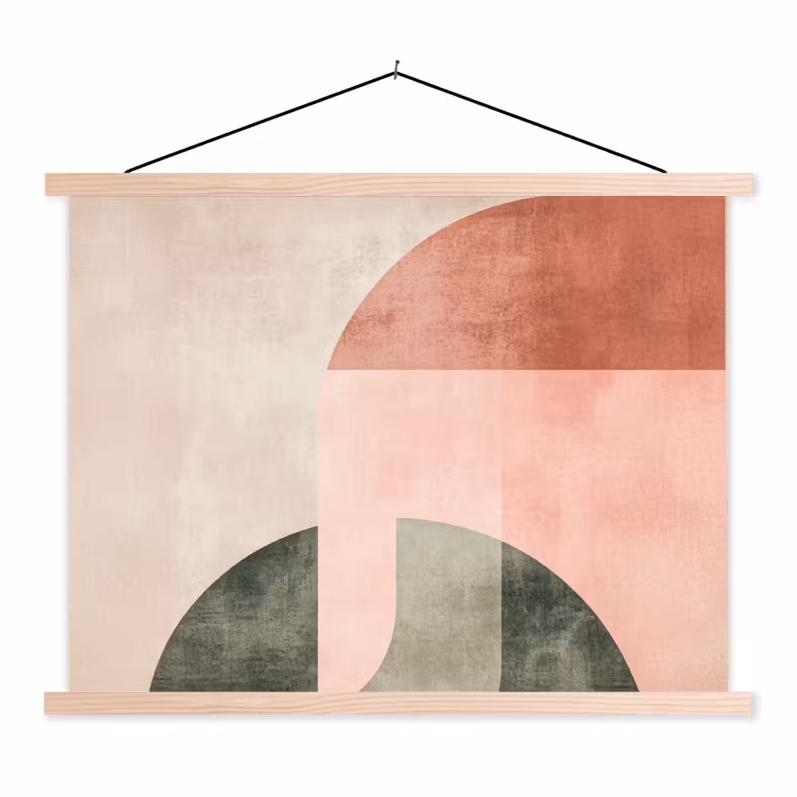 Schoolplaat - Cirkel - Abstract - Roze — 1