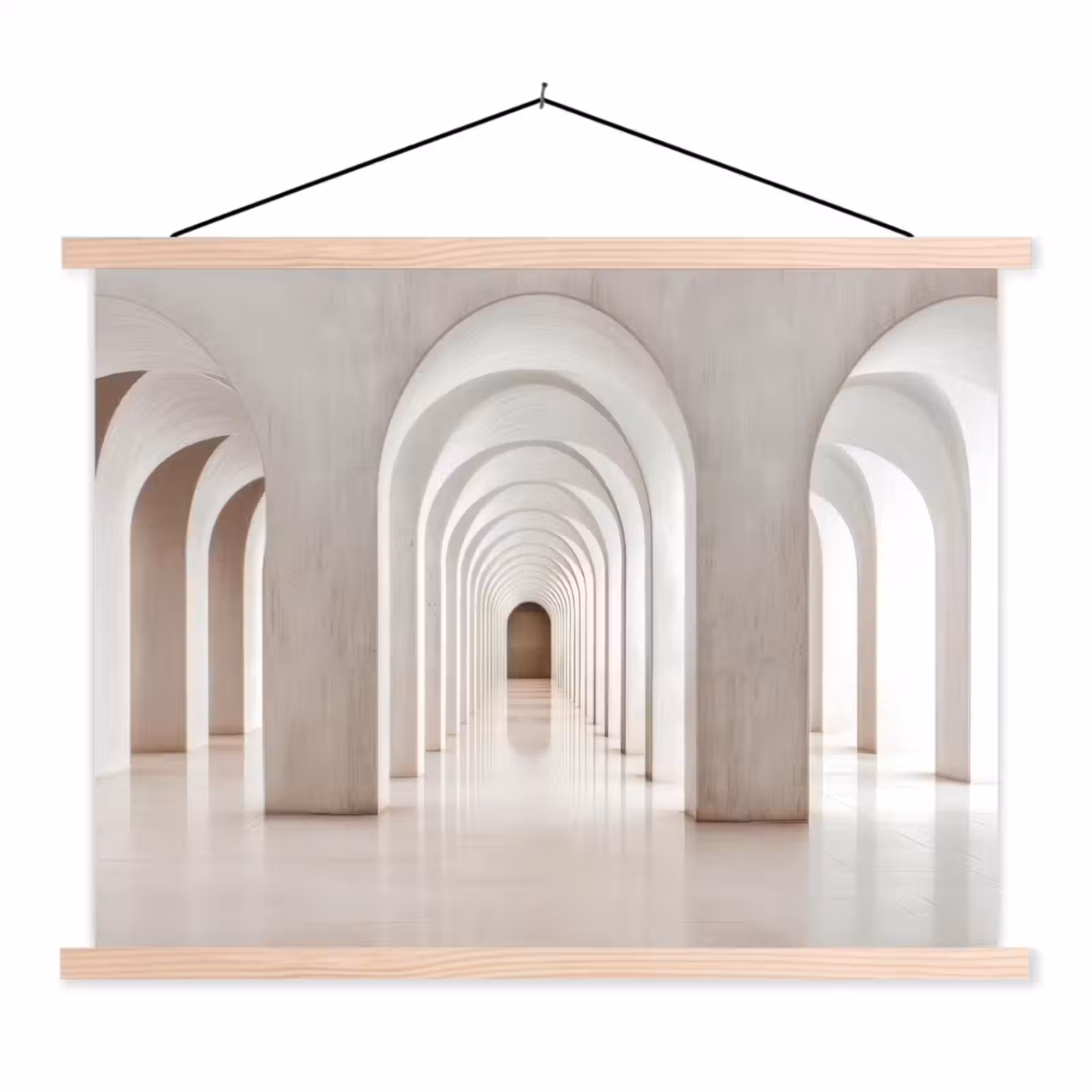 Schoolplaat - Hal - Bogen - Symmetrisch - Modern — 1
