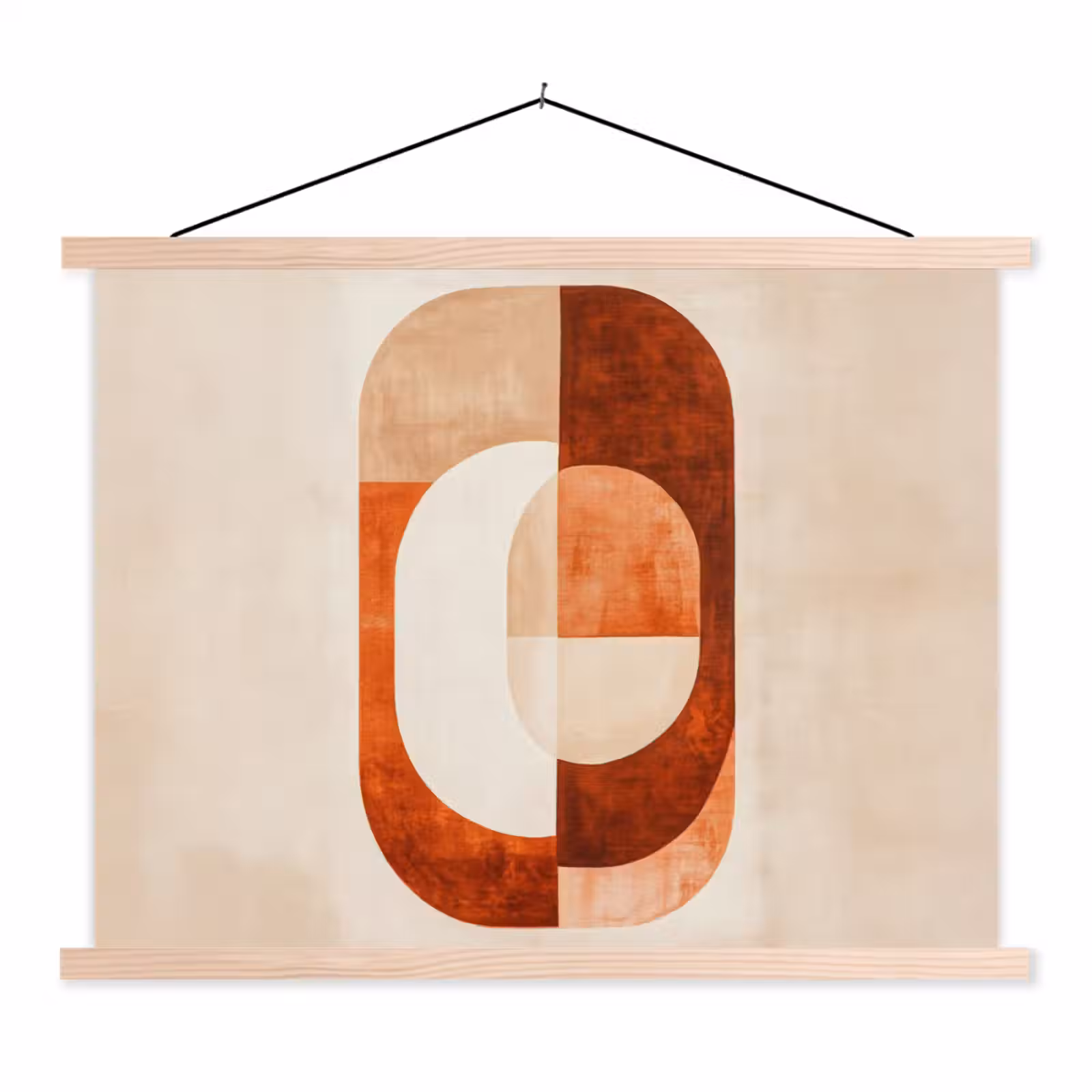 Schoolplaat - Illustratie - Abstract - Vormen - Rood — 1