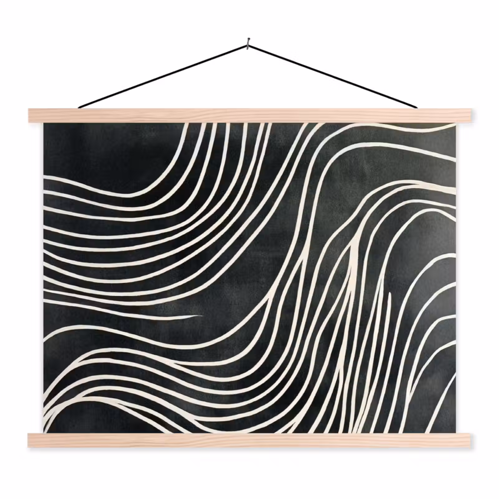 Schoolplaat - Lijnen - Patroon - Abstract - Wit — 1