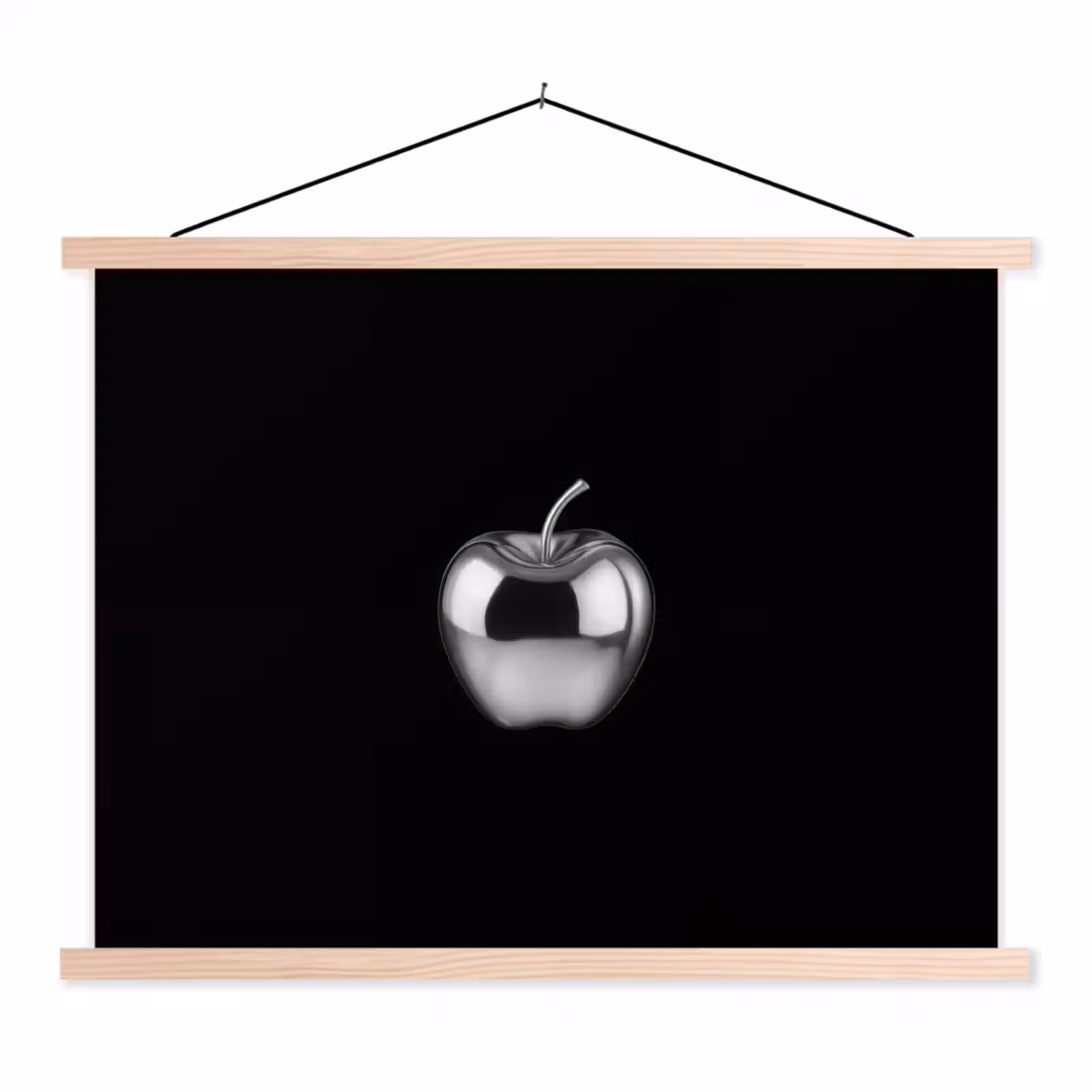 Schoolplaat - Appel - Metallic - Symmetrisch — 1