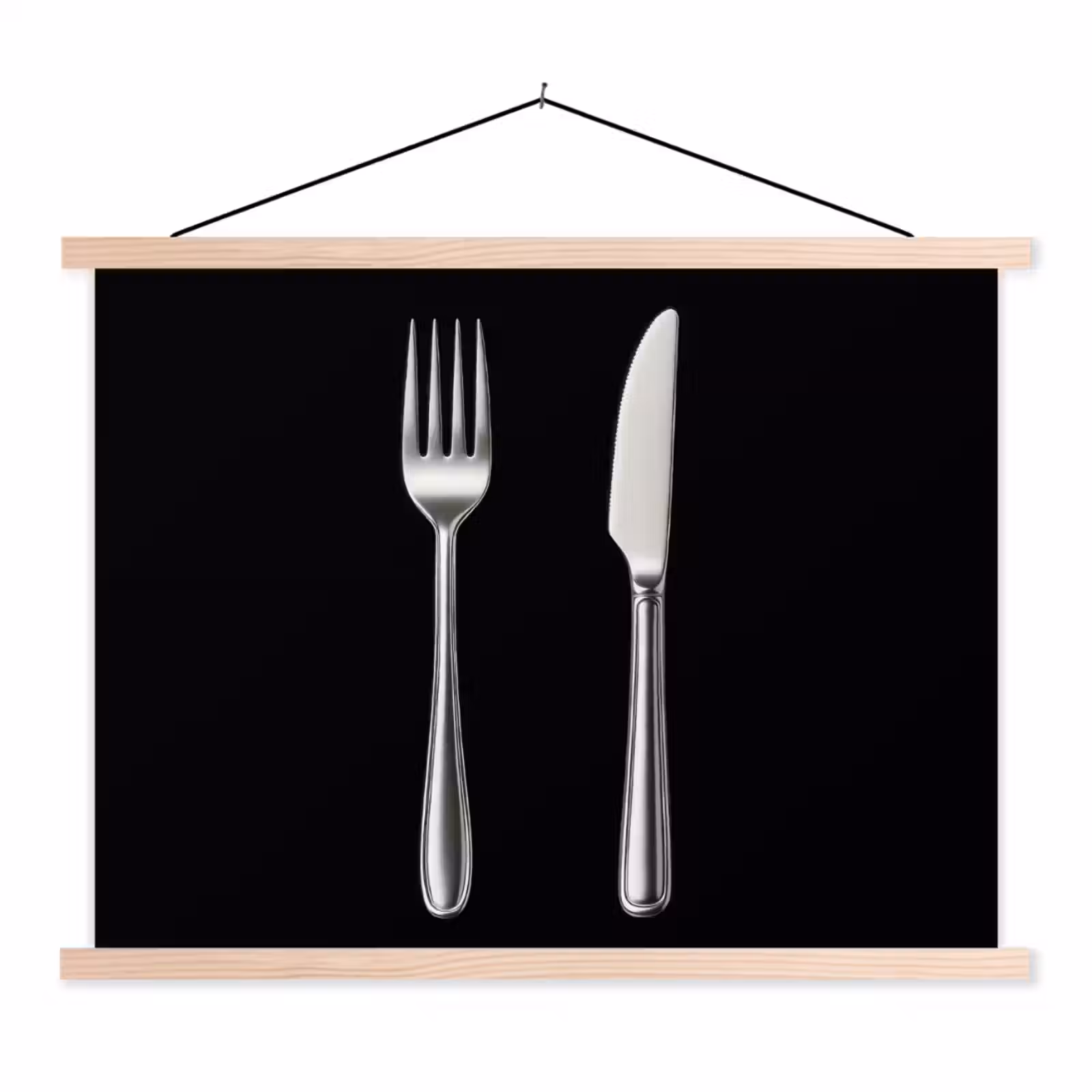 Schoolplaat - Bestek - Klassiek - Elegant — 1