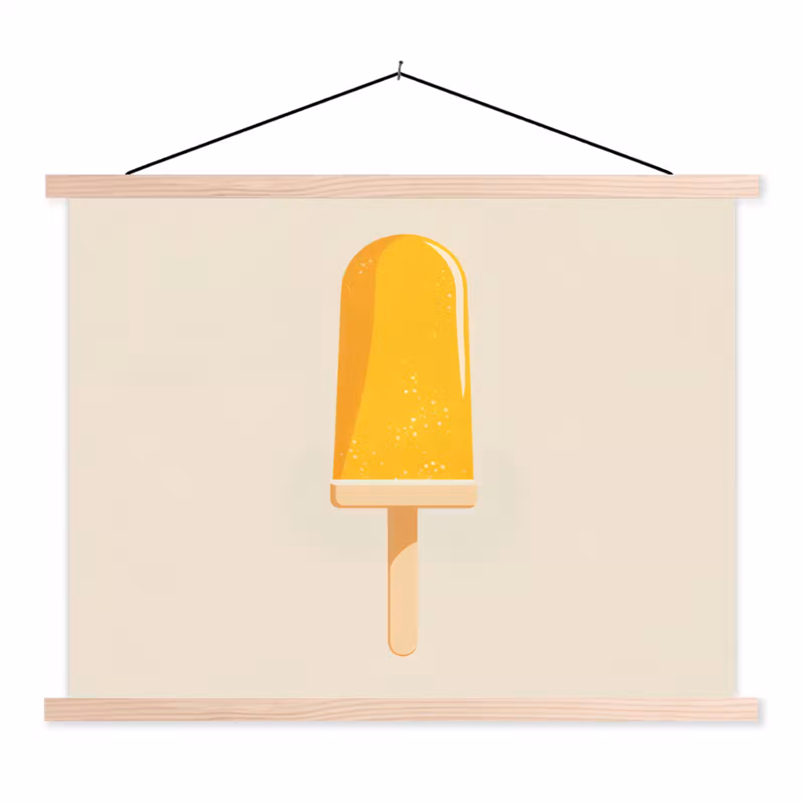 Schoolplaat - Oranje - Stokje - Waterijsje — 1