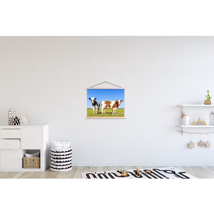 Schoolplaat - Koeien - Boerderij - Gras- Natuur - Dieren — 3