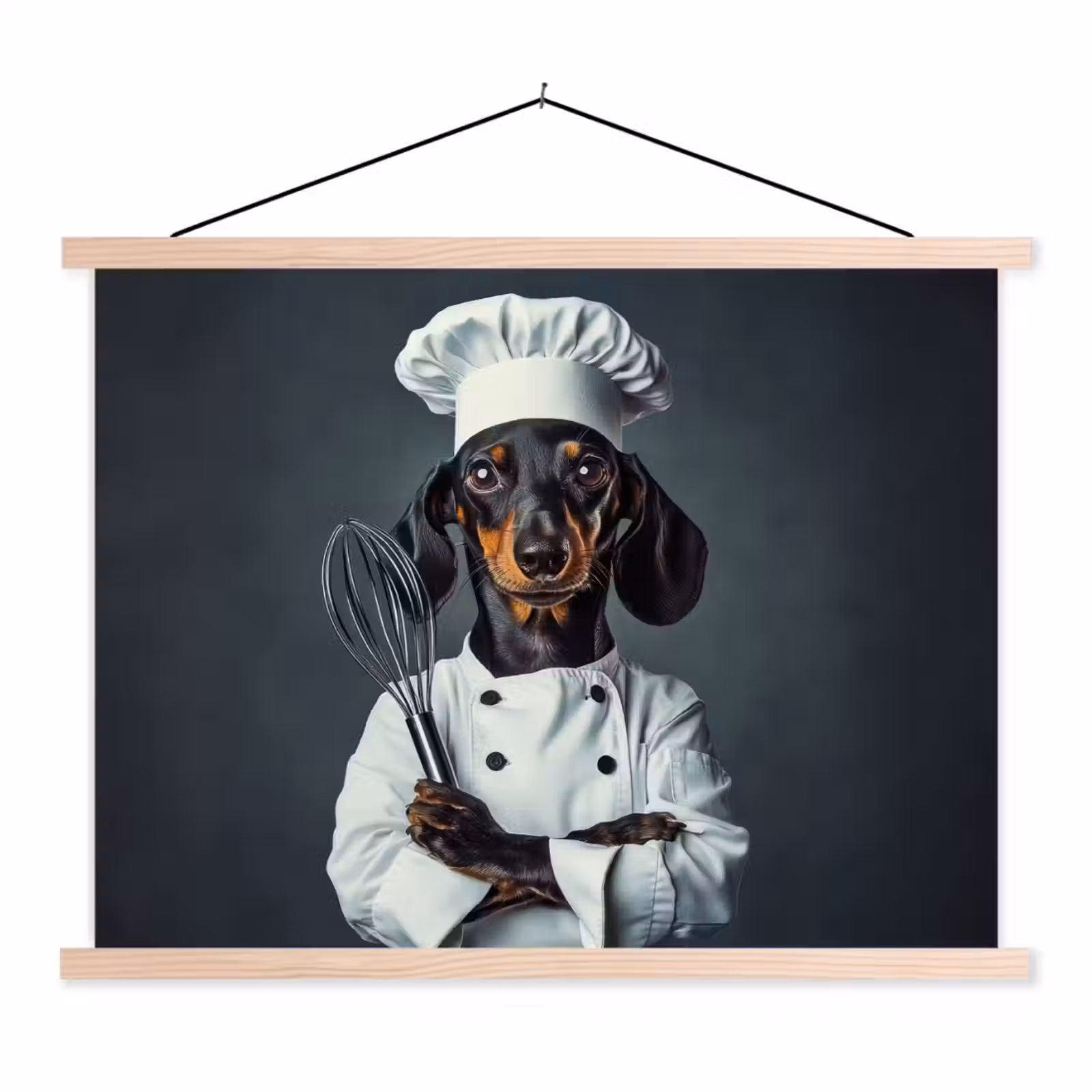 Schoolplaat - Hond - Garde - Kok — 1