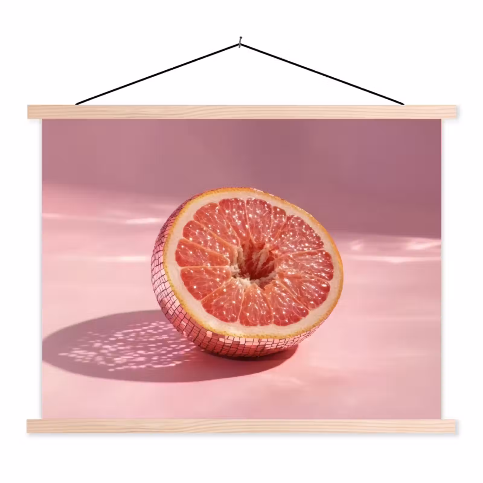 Schoolplaat - Grapefruit - Roze - Disco - Shiny — 1