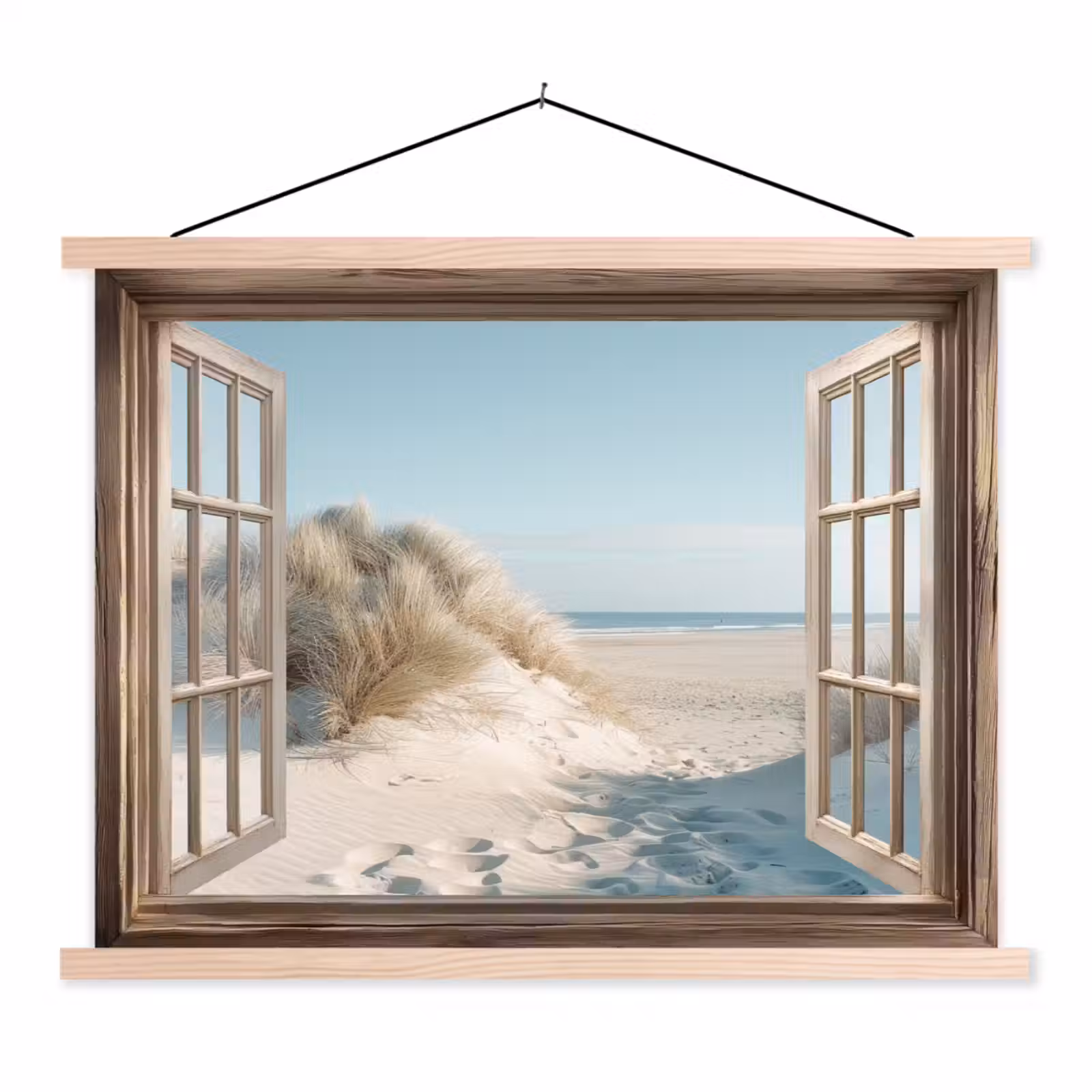 Schoolplaat - Doorkijk - Helmgras - Duinen - Zee - Landschap — 1