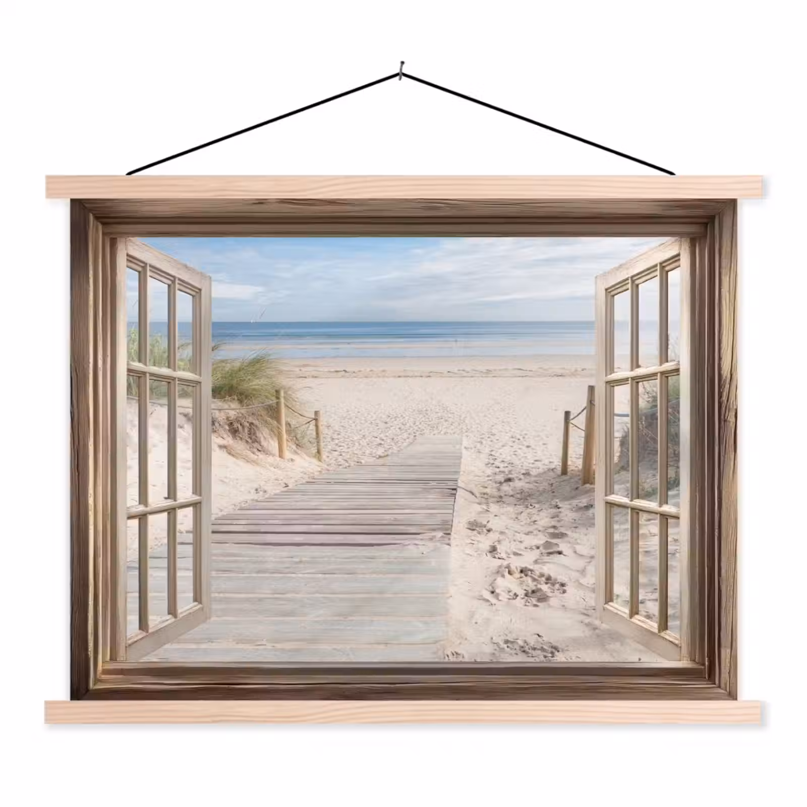 Schoolplaat - Doorkijk - Strand - Duinen - Pad - Landschap — 1