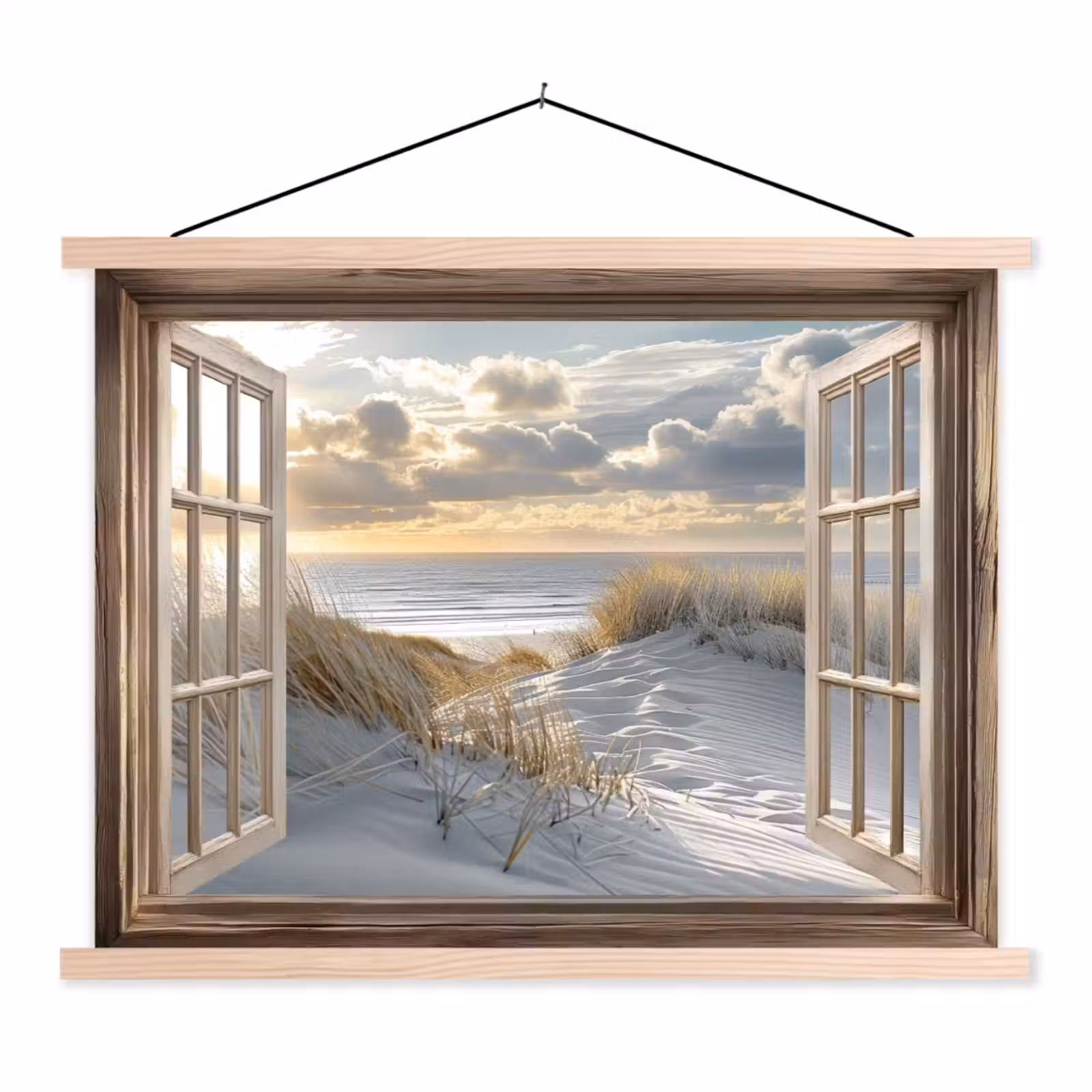 Schoolplaat - Doorkijk - Strand - Duinen - Zee - Natuur — 1