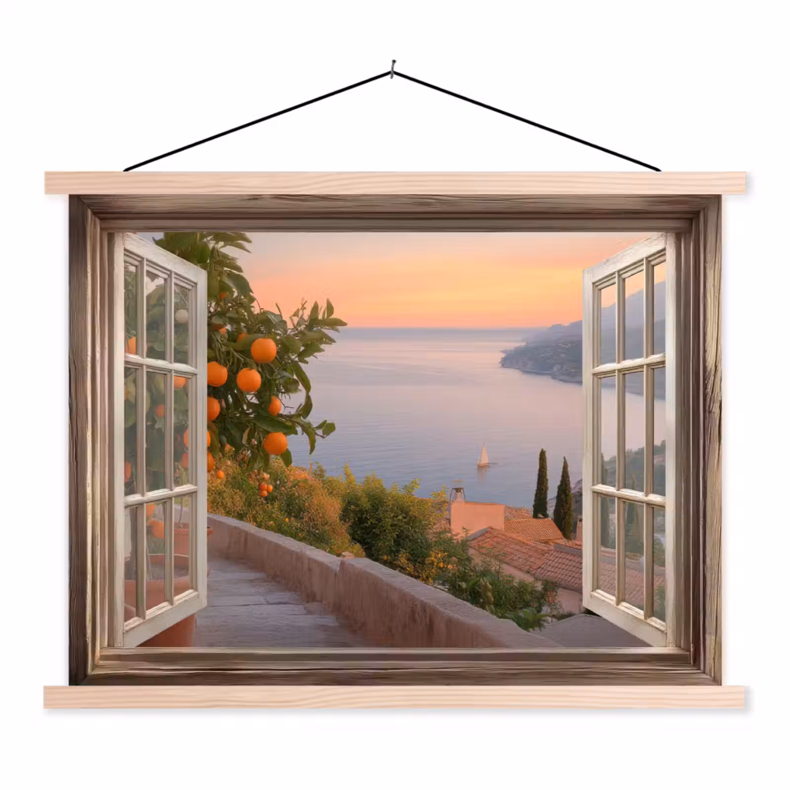 Schoolplaat - Doorkijk - Uitzicht - Meer - Landschap — 1