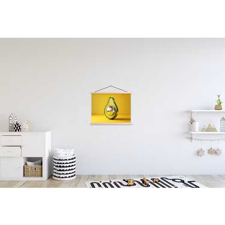 Schoolplaat - Avocado - Discobal - Geel - Glitter — 3