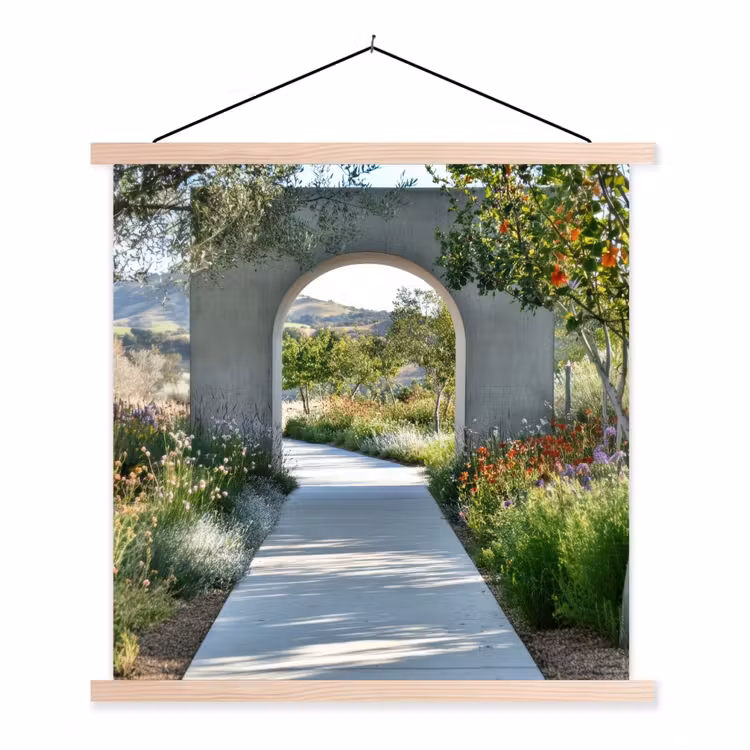 Schoolplaat - Doorkijk - Pad - Beton - Landschap — 1