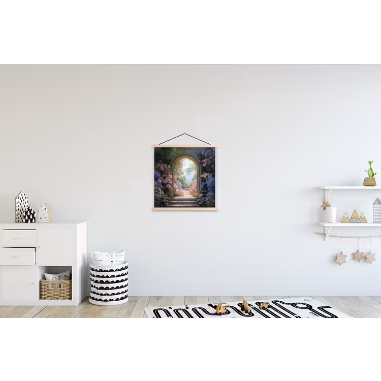 Schoolplaat - Doorkijk - Rozen - Vintage - Bloemen — 3