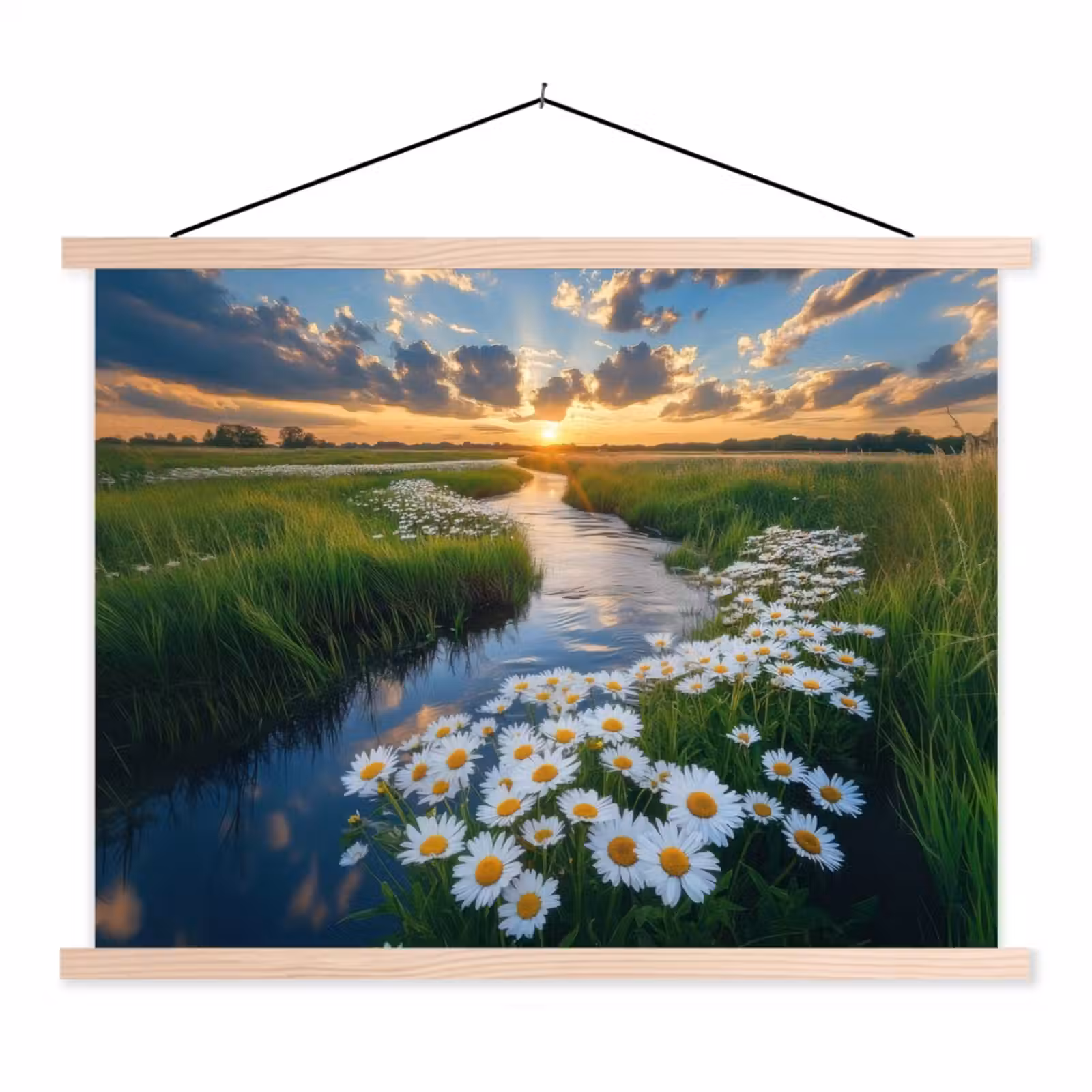Schoolplaat - Beekje - Landschap - Margriet — 1