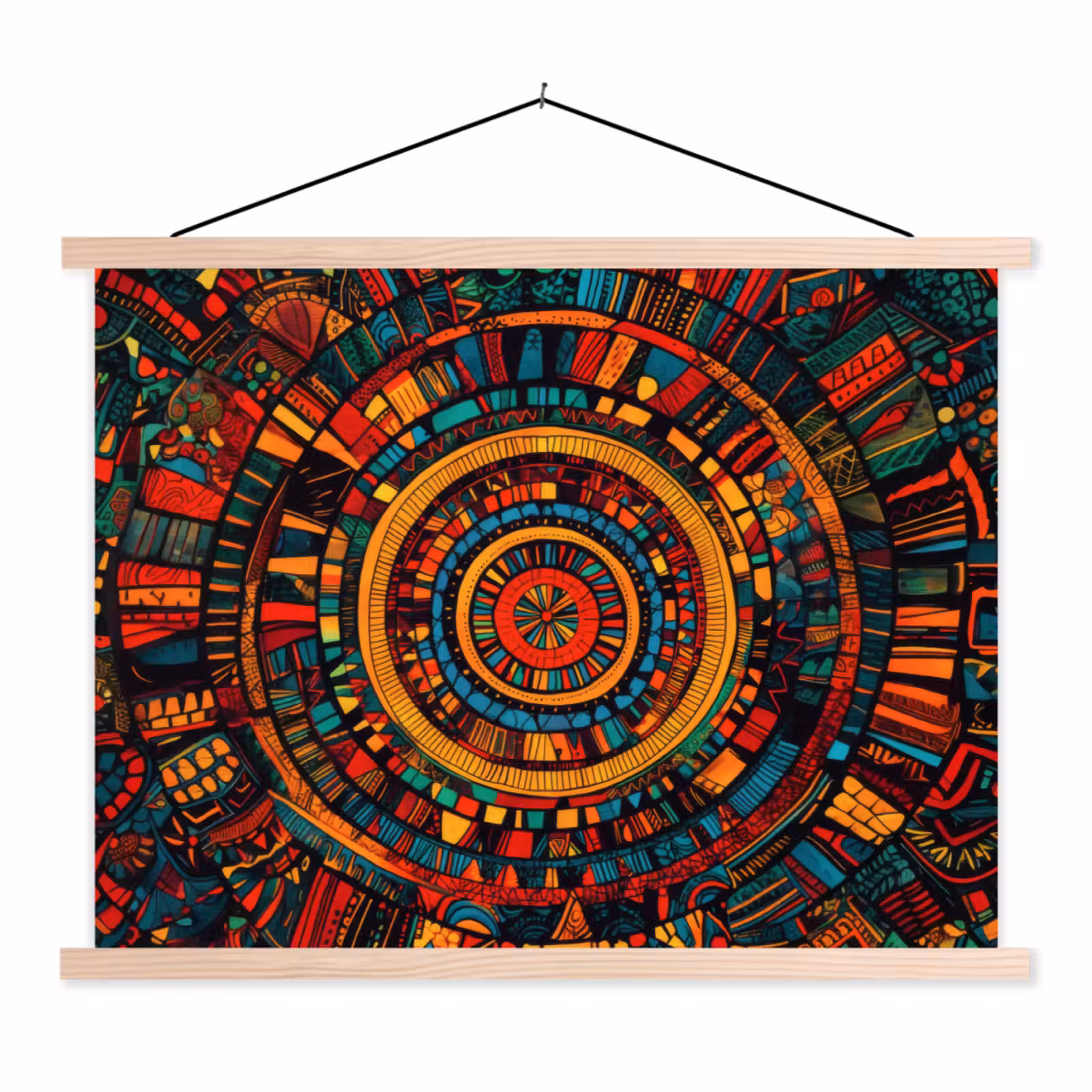 Schoolplaat - Mandala - Cirkels - Patronen — 1