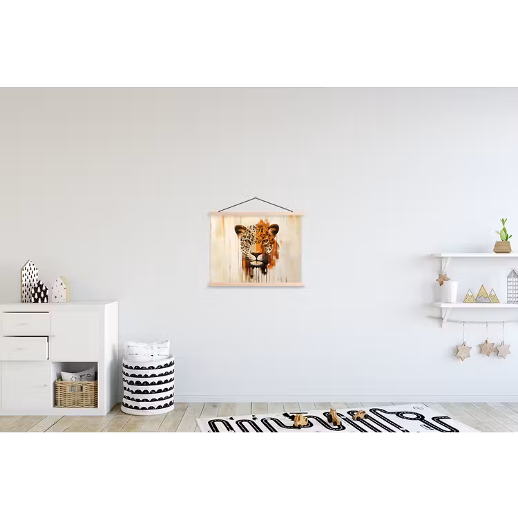 Schoolplaat - Luipaard - Symmetrisch - Strepen — 3