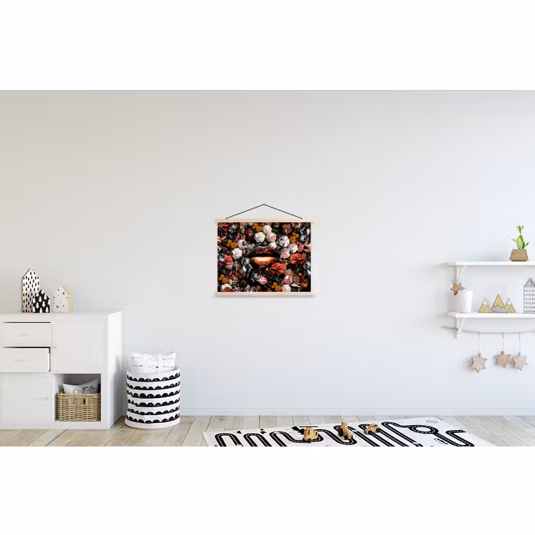 Schoolplaat - Lippen - Bloemen - Verf - Oranje - Kunst - Abstract - Oude meesters — 3