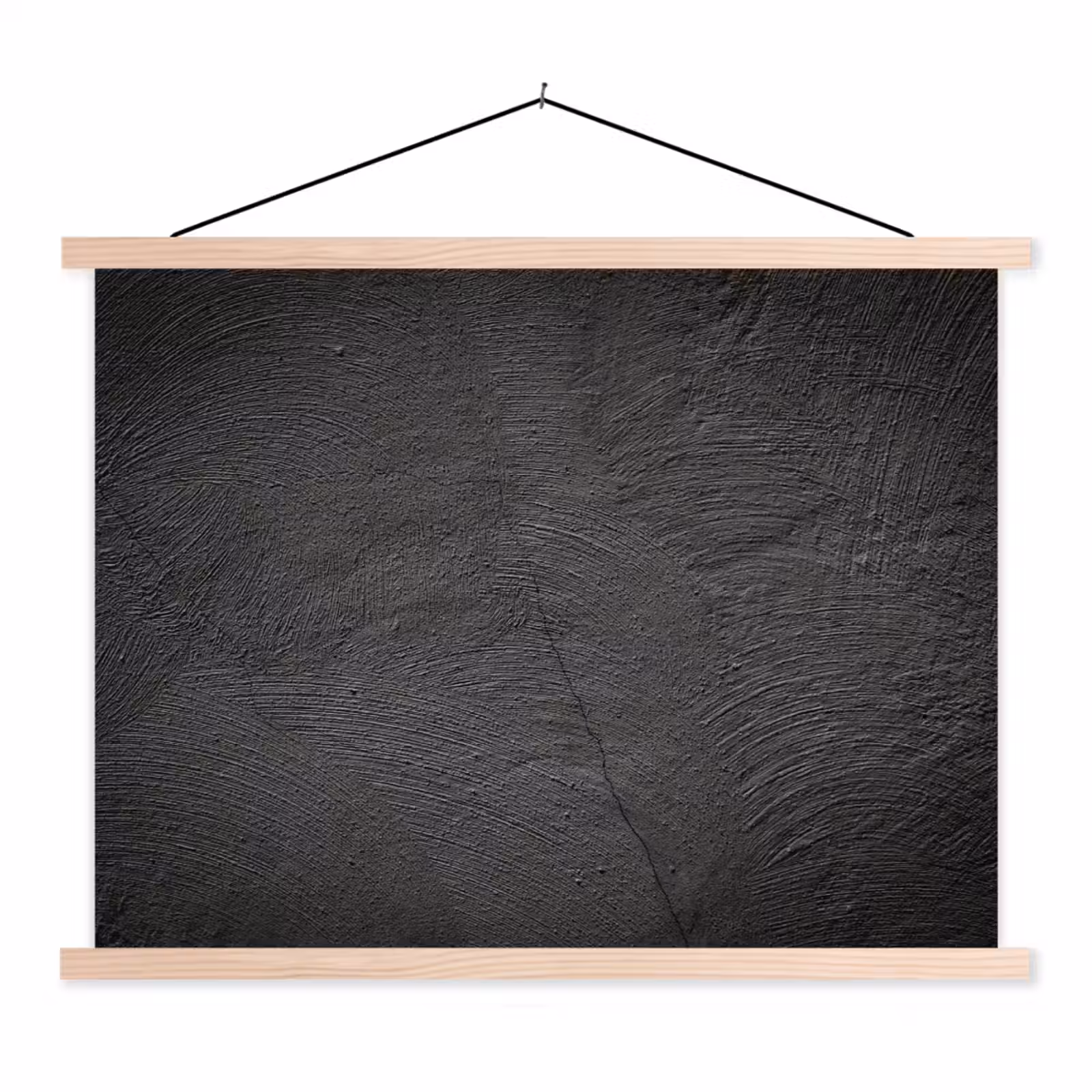 Schoolplaat - Beton print - Industrieel - Zwart — 1